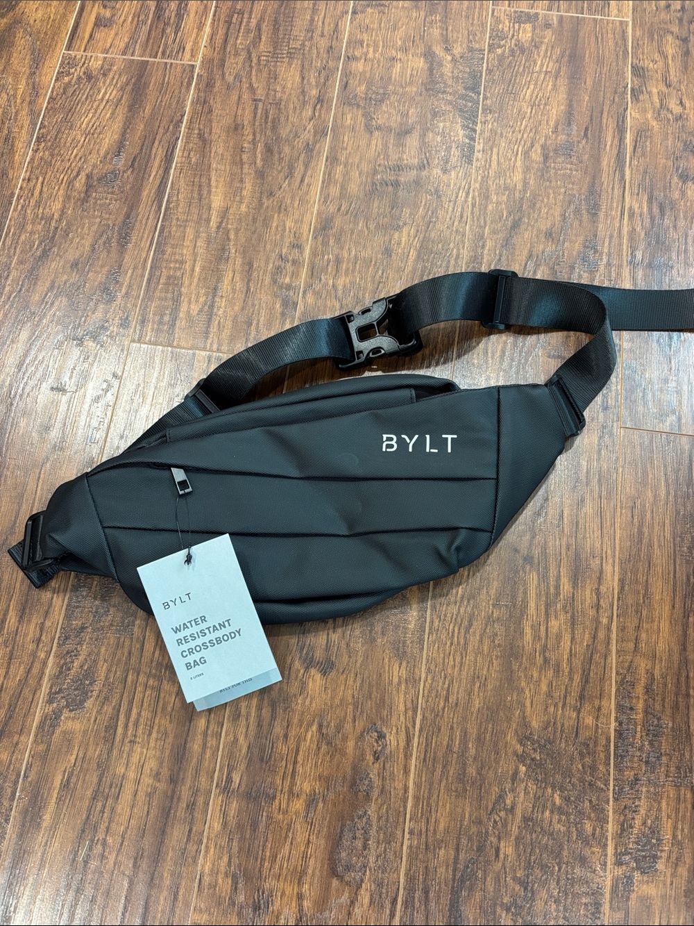 BYLT Basics Black Water-Resistant Crossbody Belt Bag